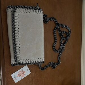 Stylish Cream Chain Shoulder Bag new